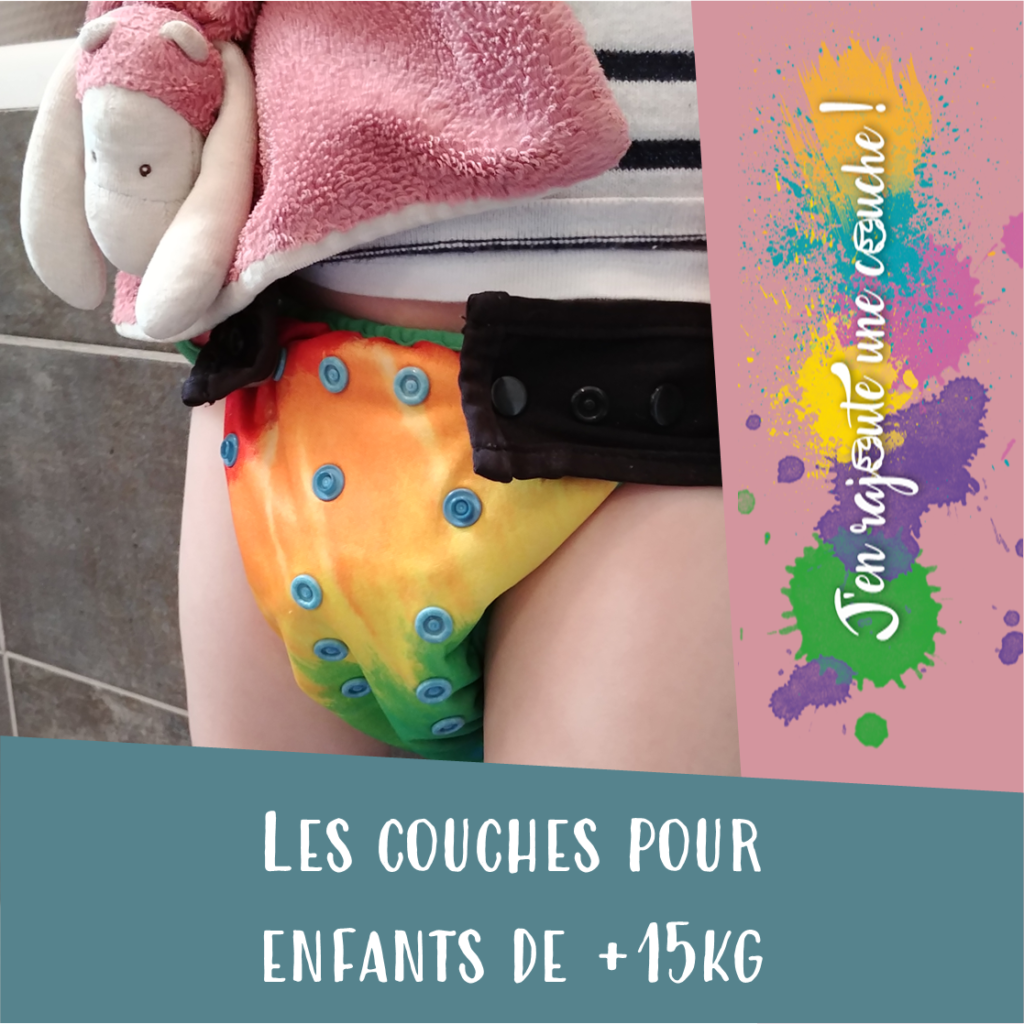 Lot de 4 Couches Lavables - Taille Ajustable - bébés de 3 à 15 kgs –  MyOrganicStuff